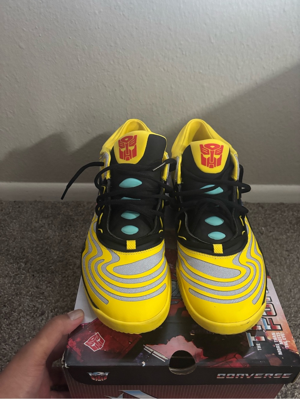 Convers/ transformers basketball shoes